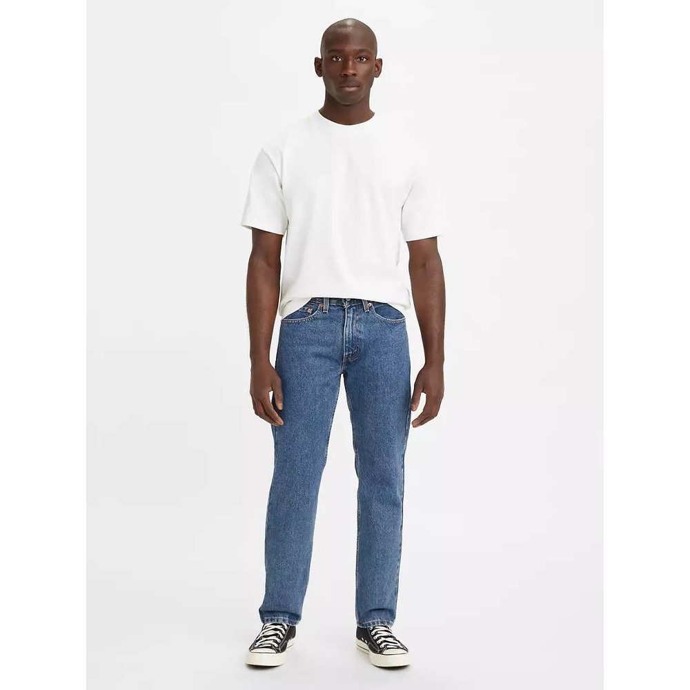 Levi's 505‎ REGULAR FIT MEN'S JEANS Medium Stonewash Non Stretch Size 44 x 32